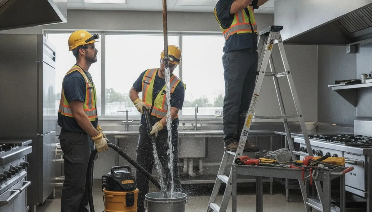 Emergency plumber repairing a leak in a Pasadena, CA home for fast same-day plumbing service