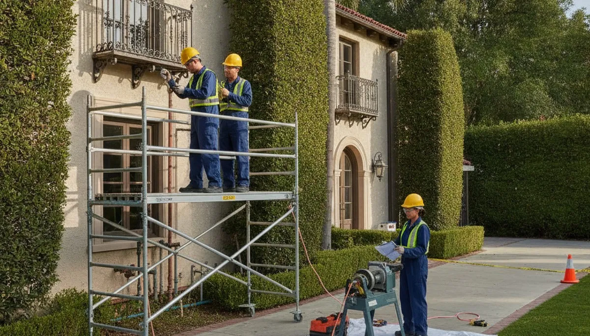 Pasadena, CA plumber repairing residential plumbing for local leak and pipe service
