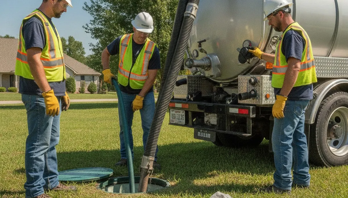 Pasadena, CA plumber providing septic pumping service for residential homes