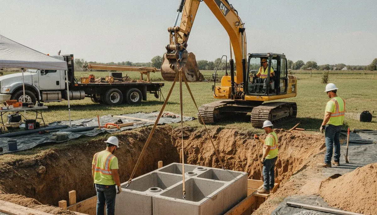 Septic tank installation for Pasadena, CA homes by professional plumbers